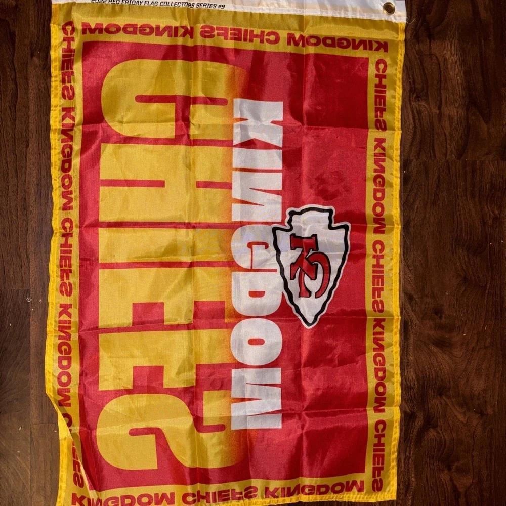 Kansas City Chiefs 2022 Red Friday Flag Collectors Series #9 Kingdom McDonalds